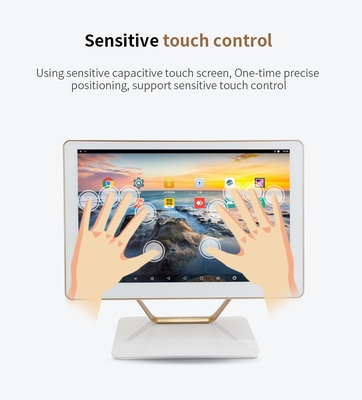 New Design Full Metal case Alloy Win10 All in One POS System/POS Terminal Capacitive Touch Frameless All in One for