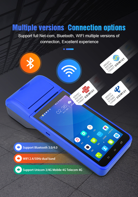 WIFI BT 4.0 58mm Thermal Receipt Printer Code Scanner Handheld Mobile Android Pos Terminal Machine Point of Sale Systems