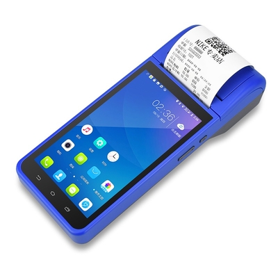 Factory High Speed Handheld Android 11 Touch Screen Pos Terminals with 58mm Thermal Printer 4G