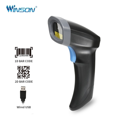 Wired USB Barcode Scanner POS Store Barcode Reader 1D 2D Handheld Bar Code Scan Gun for Warehouse Inventory Scanning