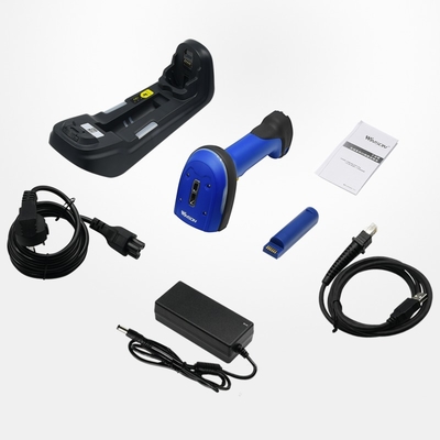 Barcode Generator QR Code Scanner Wireless Barcode Scanner Machine With Memory Handheld Bar Code Scanning Reader