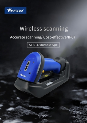 Barcode Generator QR Code Scanner Wireless Barcode Scanner Machine With Memory Handheld Bar Code Scanning Reader