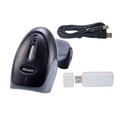 Automatic Barcode Scanner Handheld 1D CCD Code Reader with Screen for Supermarket Use