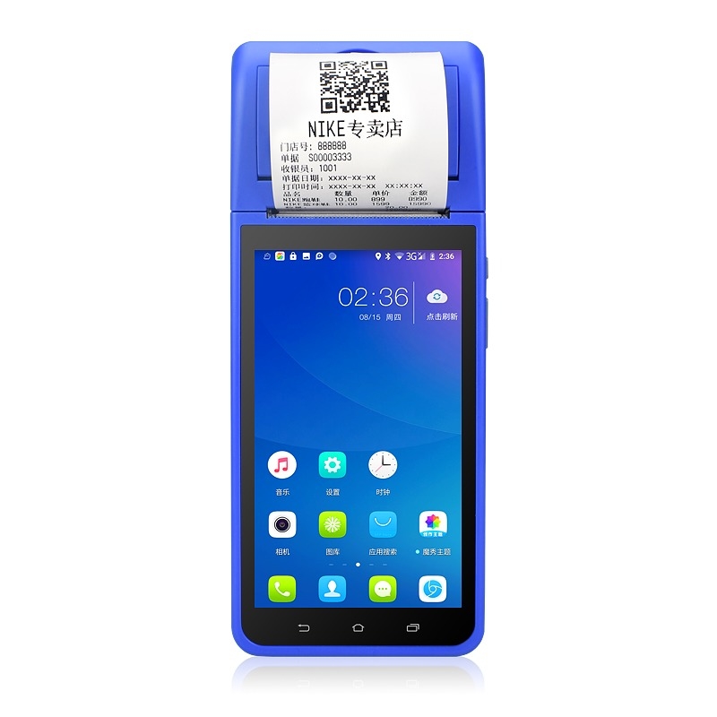 5.5 Inch 4gb Ram+32 Android Handheld Mobile POS Payment Terminal Retail Pos System for Small Business Machine POS Terminal