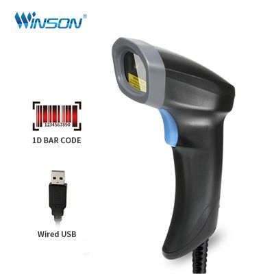Factory Supermarket Bar Code Scanner CCD 1D Wired Wireless Barcode Scanner